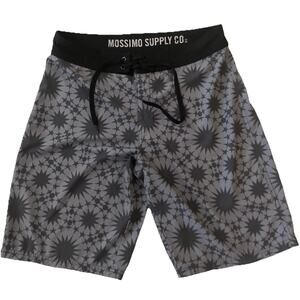 Mossimo Supply Co Mens 32 Hybrid 4 Way Stretch Pattern Swim Board Shorts Casual